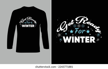 Winter T-Shirt Designs| Designs For Custom Winter T-Shirts