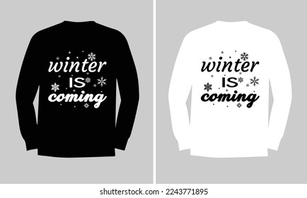 Winter T-Shirt Designs| Designs For Custom Winter T-Shirts