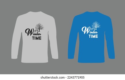Winter T-Shirt Designs| Designs For Custom Winter T-Shirts