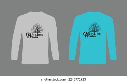 Winter T-Shirt Designs| Designs For Custom Winter T-Shirts