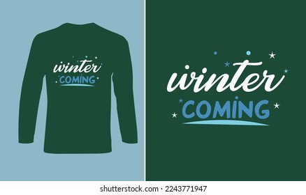 Winter T-Shirt Designs| Designs For Custom Winter T-Shirts