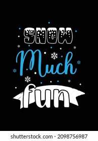 Winter typography t-shirt design. winter t-shirt design.