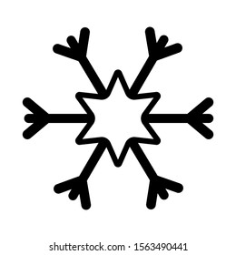 winter vacation snowflakes. white background Sketch vector web eps 10