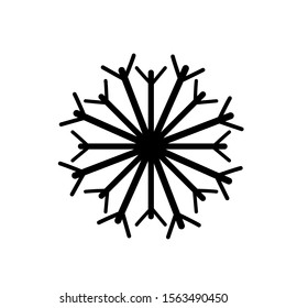 winter vacation snowflakes. white background Sketch vector web eps 10