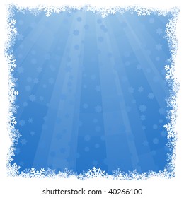 Winter vector background
