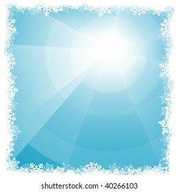 Winter vector background