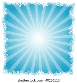 Winter vector background