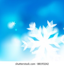 Winter vector background