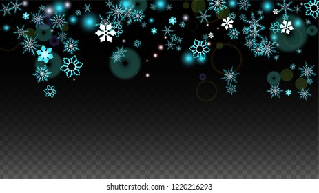 Winter Vector Background Blue Falling Snowflakes Stock Vector (Royalty ...