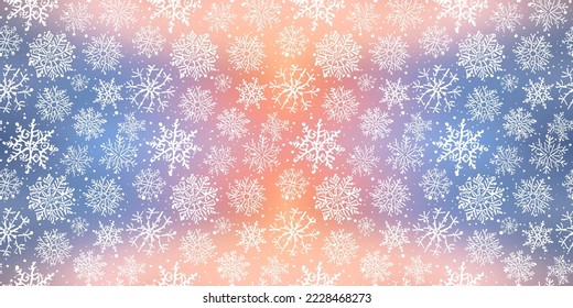 Winter vector background, snowflakes, christmas theme