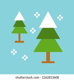 Winter vector, Chirstmas related flat design icon