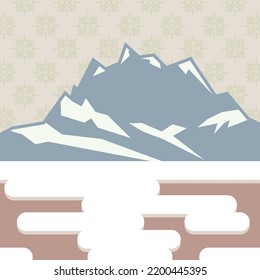 winter vector design illustration banner