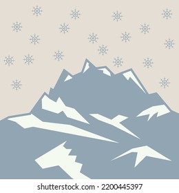 winter vector design illustration banner