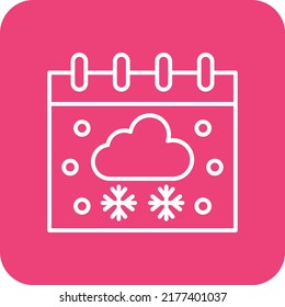 Winter vector icon. Can be used for printing, mobile and web applications.