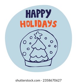 Winter vector illustration   , perfect for card , book or other design uses.
