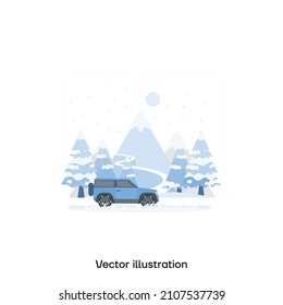 Winter vector illustration. Premium quality.