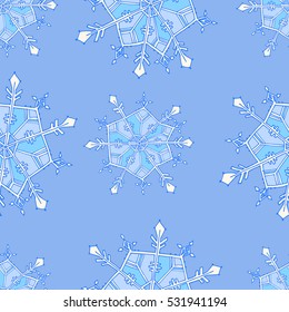 
winter vector ornament, snowflake