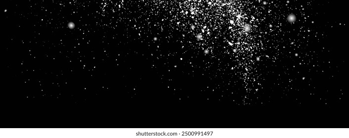 Winter vector snowfall illustration background