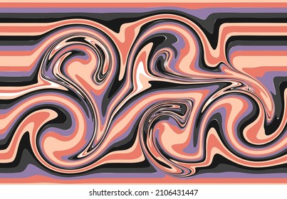 Winter Vibes Color Effect Swirl Vector Trend Background