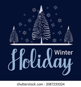 Winter Vibes, Holiday T Shirt Design Vector