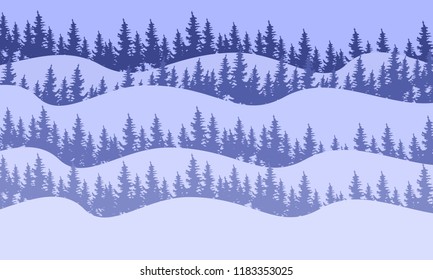 winter view background 