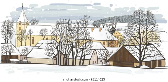 Aldea de invierno