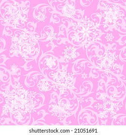 winter wallpaper & snowflakes