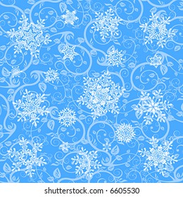 fondo de pantalla de invierno y copos de nieve