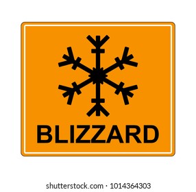 Winter warning set sign shows danger of ice and snow at street, highway or road. Snow warning sign (Risk of Ice warning sign) isolated on a white background. vector illustration.