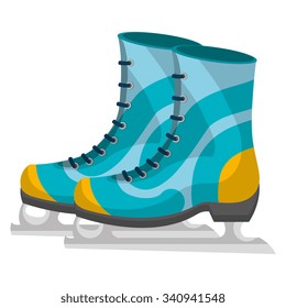 Winter wear, clothes and accesories graphic design, vector illustration eps10