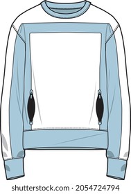 WINTER WEAR ROUND NECK SPORTY JERSEY VECTOR