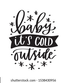 Winter weather quote wall art. Cold days warm heart sublimation print design for mug decoration, gift for a friend. January home decoration poster. February art print.