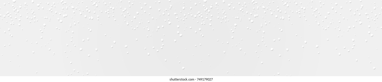 Winter weather seamless banner. Fresh snow illustration