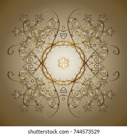 Winter weather. Windstorm. Winter background. Winter mood background. Blow snow texture pattern on colorful background. Abstract snowstorm with snowflakes. With golden snowflakes.