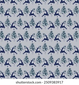  Winter Whimsy seamless vector pattern