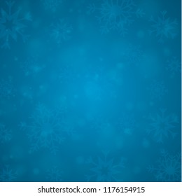 Winter white background christmas made of snowflake and snow with blank copy space for your text, Vector illustration