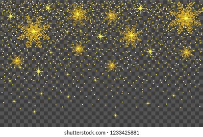 Winter white background christmas made of snowflake and snow with blank copy space for your text, Vector illustration
