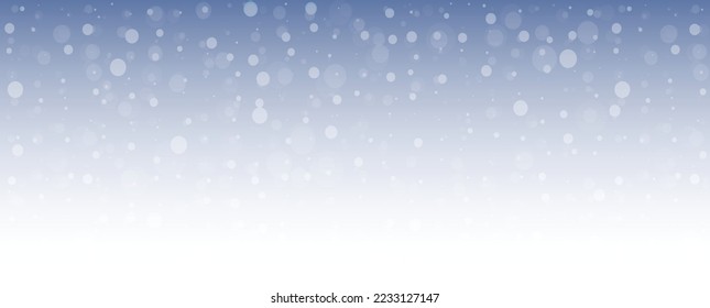 Winter white background Christmas made of snowflake and snow with blank copy space for your text, Vector illustration.