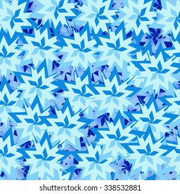 winter white and blue background with snowflakes