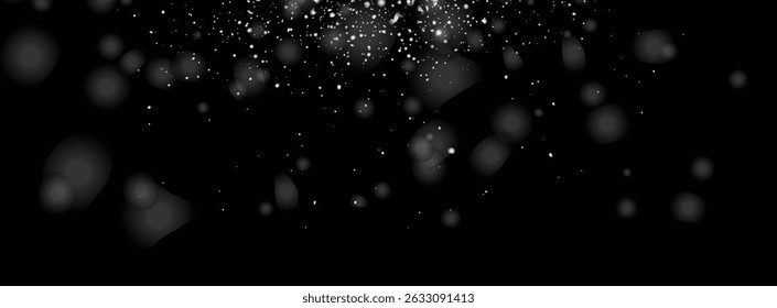 Winter white snowflake overlay illustration background design