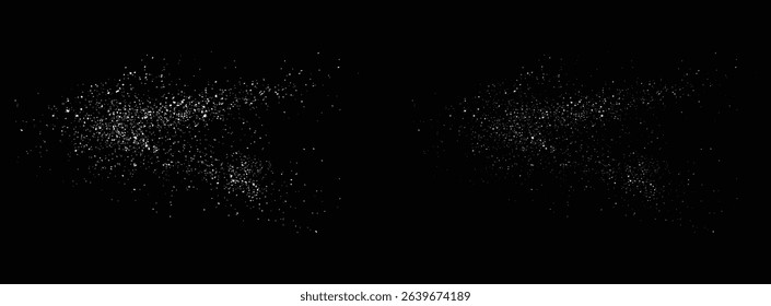 Winter white snowflakes falling snow background design