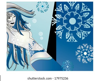 mujer de invierno