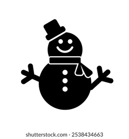 Winter wonderland character minimalist style