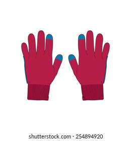 Winter Woolen Gloves with Etip