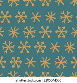 Winter wrapping paper flat seamless pattern vector