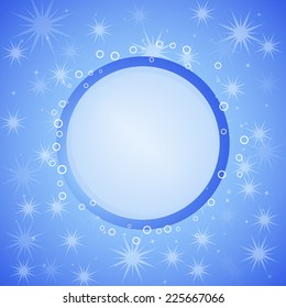 Winter xmas vector background with place for text