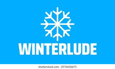 Winterlude background banner or poster design template. observed every year in February. Holiday concept. Use to any Template, card, poster, placard, template.