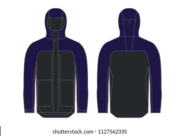 Winter/rain softshell jacket