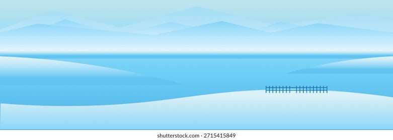 Winter-themed Background design with cool blue tones, ice and snow elements, and modern geometric shapes. Ideal for winter sale promotions, social media , digital banners, posters, seasonal marketing