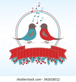 Wintry Birds are singing